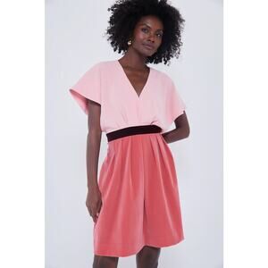 POMANDER PLACE Pink Velvet Isabelle Dress Size XL NWT Retail $168 Tuckernuck